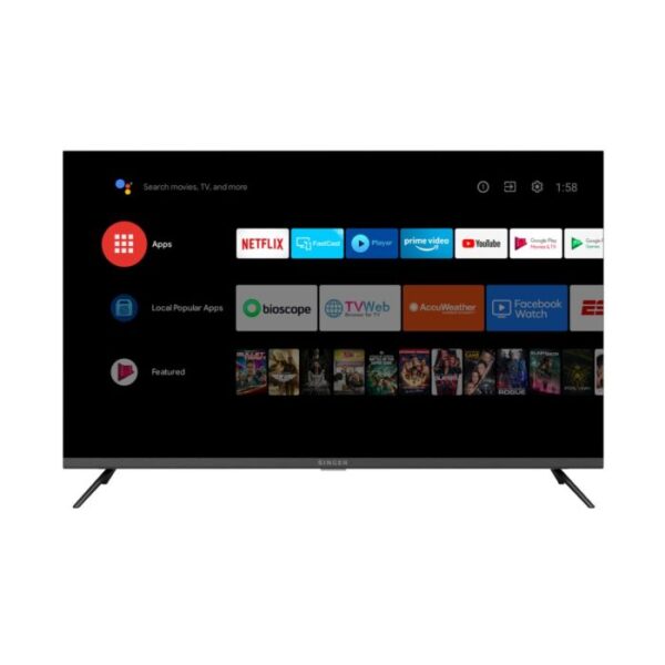 SINGER S32 SLE32E3AGOTV 32" HD Android Google Smart TV