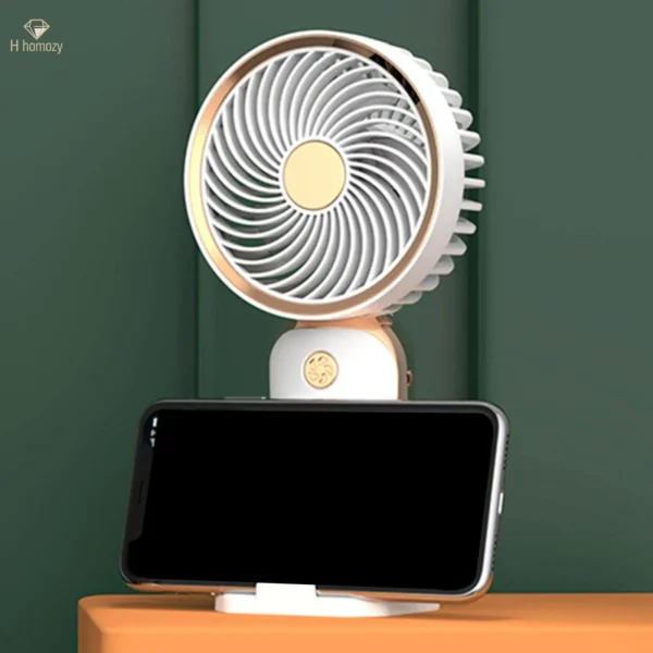 Rechargeable USB Fan – Portable & Powerful Cooling Solution - Image 4
